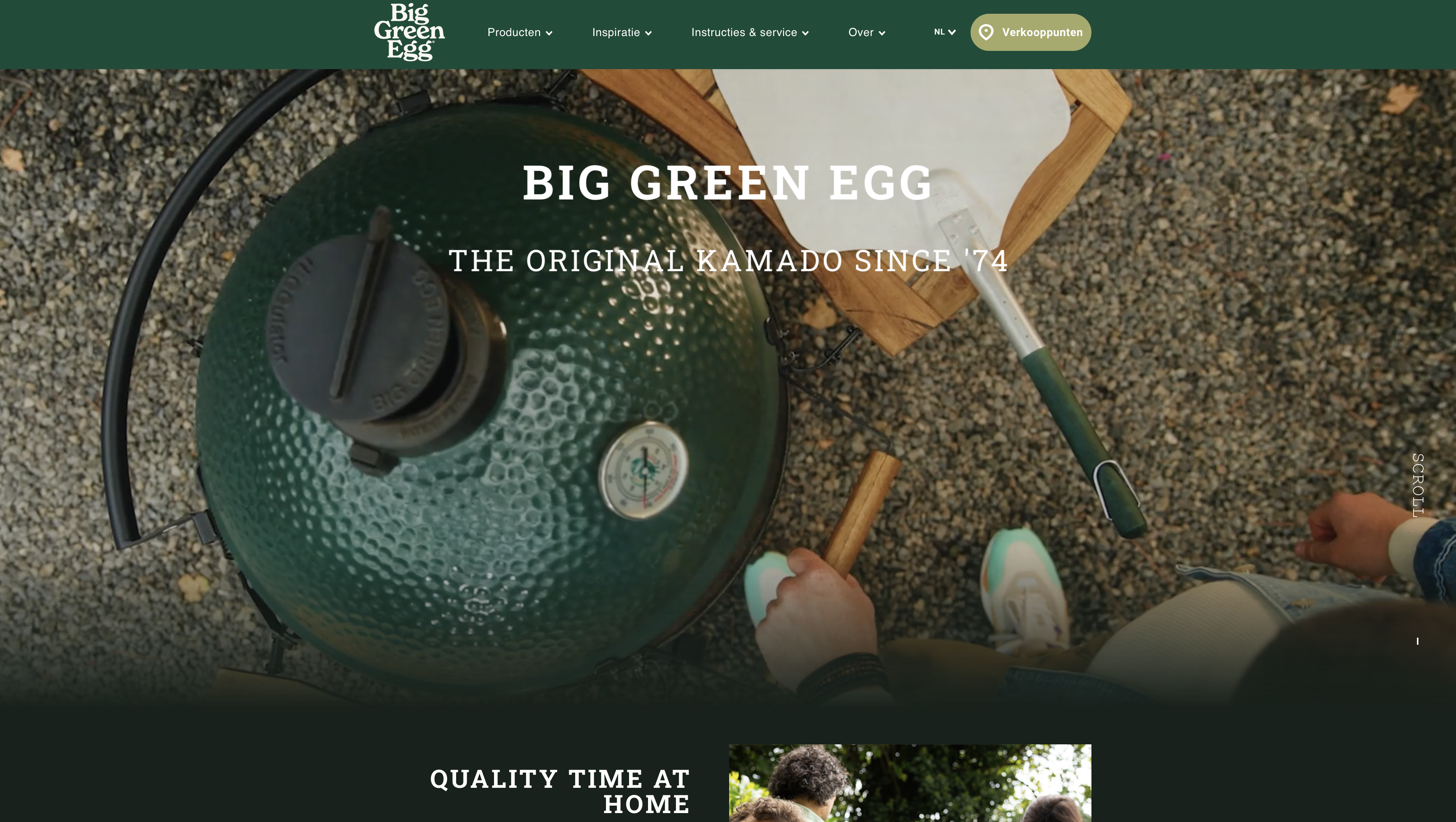 Big green egg homepage